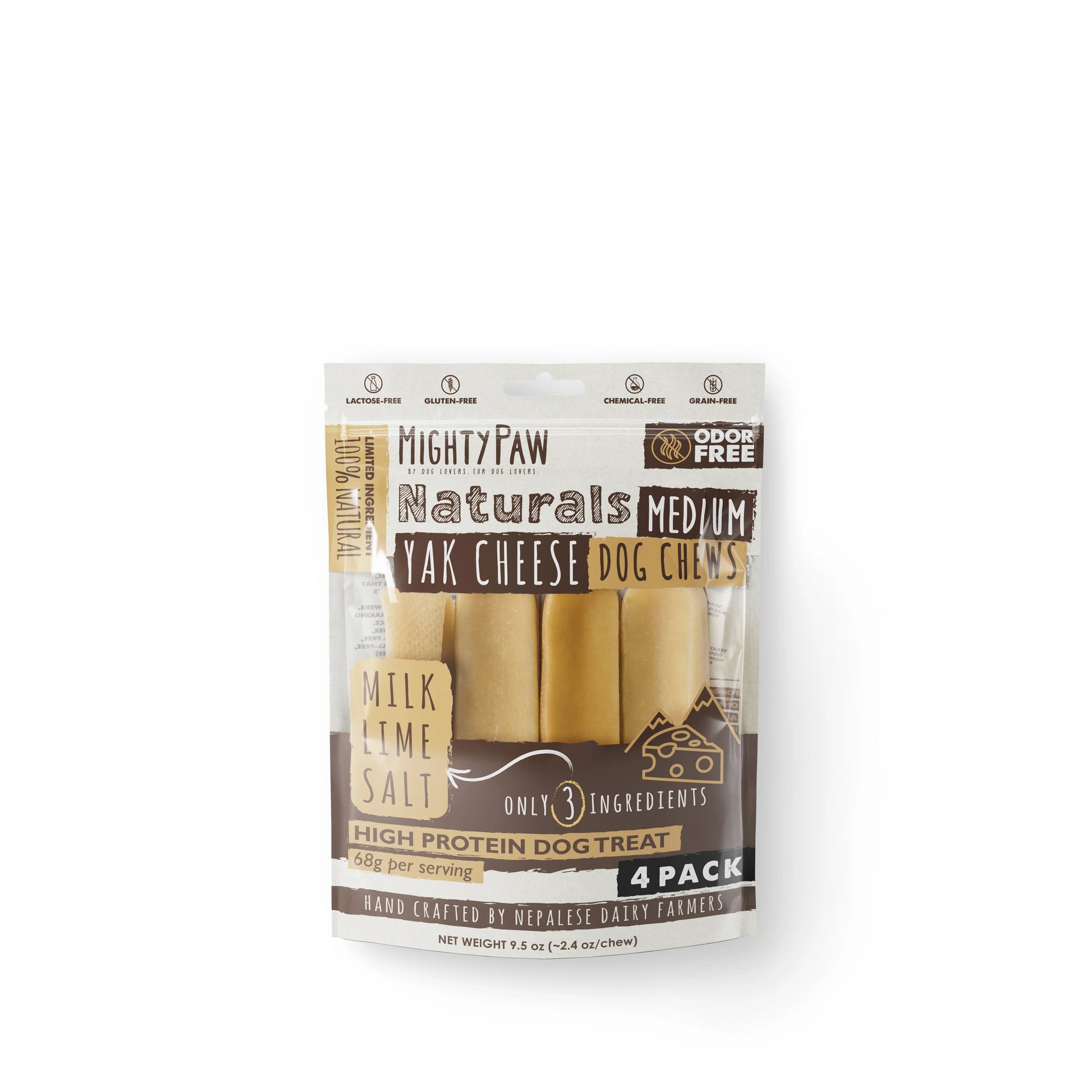 Mighty Paw Yak Cheese Dog Chews: Premium All-Natural Treats for Dogs