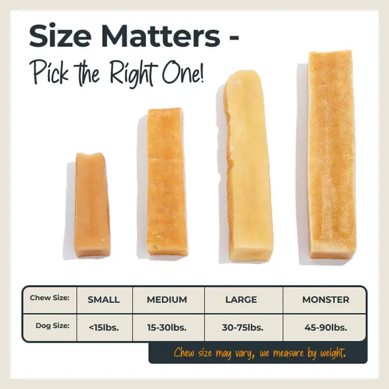 Mighty Paw Yak Cheese Dog Chews: Premium All-Natural Treats for Dogs