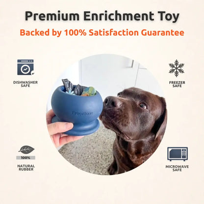Freezball - Durable Fillable Chew Bone for Dogs