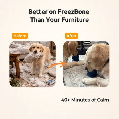 Freezball - Durable Fillable Chew Bone for Dogs