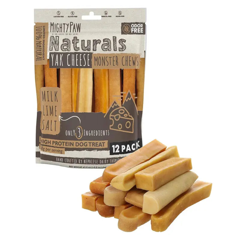 Mighty Paw Yak Cheese Dog Chews: Premium All-Natural Treats for Dogs