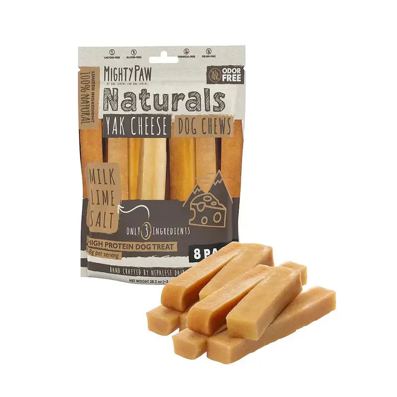 Mighty Paw Yak Cheese Dog Chews: Premium All-Natural Treats for Dogs