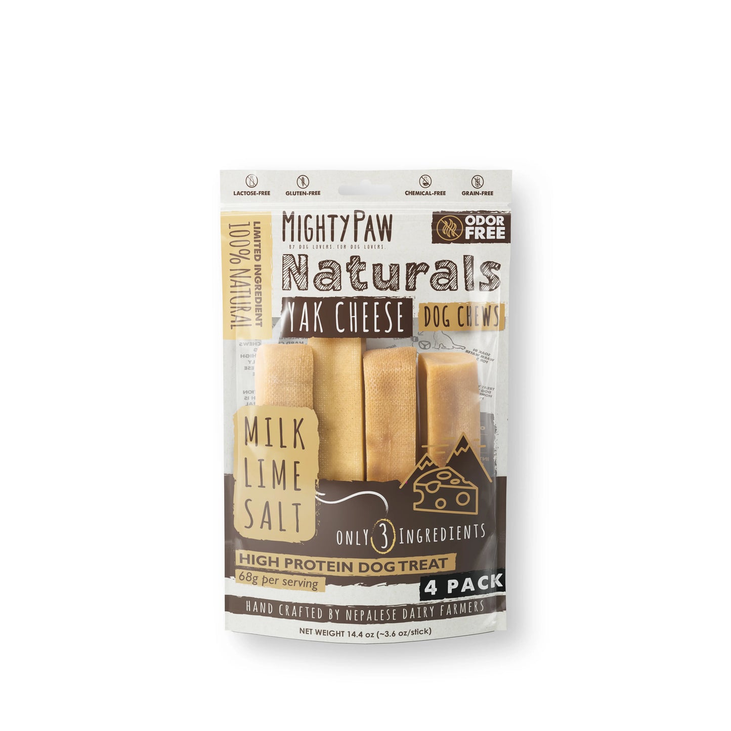 Mighty Paw Yak Cheese Dog Chews: Premium All-Natural Treats for Dogs