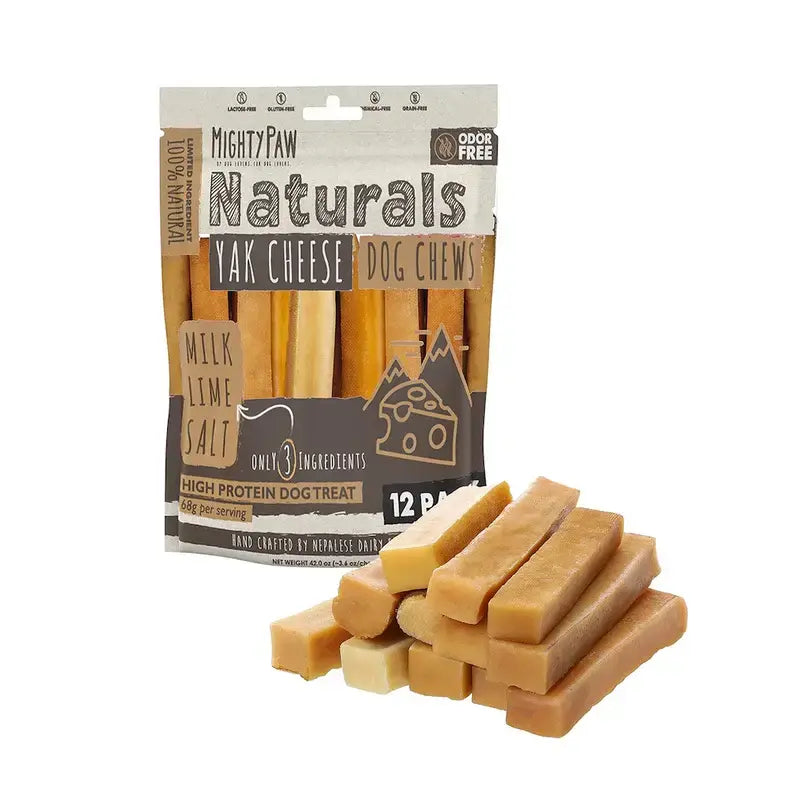 Mighty Paw Yak Cheese Dog Chews: Premium All-Natural Treats for Dogs