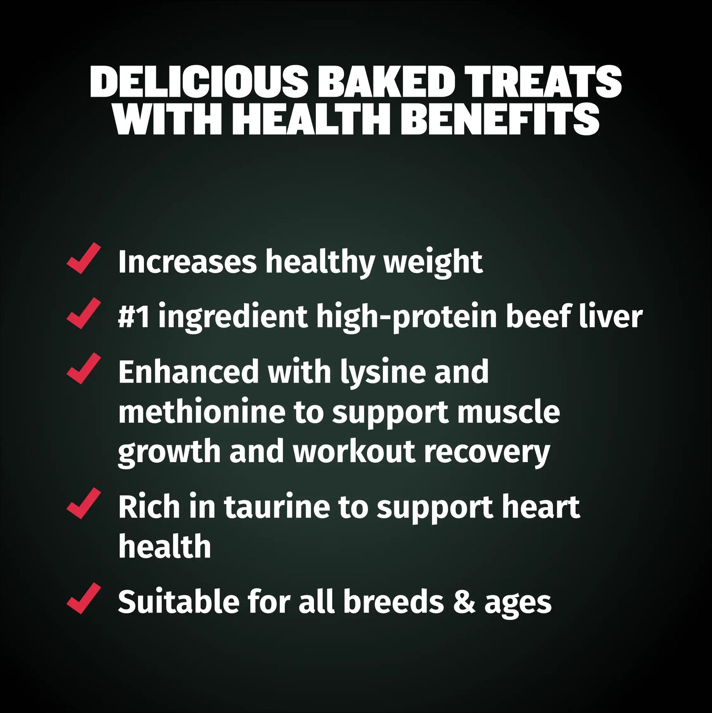 Bully Max Premium High-Protein Beef Baked Dog Treats for Puppies and Adults - 32% Protein, Real Meat, Vegetables, and BCAAs - 400g Bag